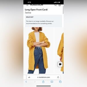 Top Shop long Cardigan